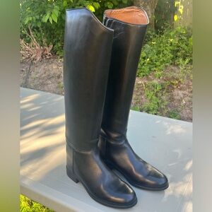 Ariat 55405 Tall Black Leather Hunter Dress Equestrian Riding Boots US 7